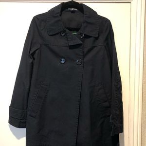 Navy blue Gap lightweight pea coat sz M